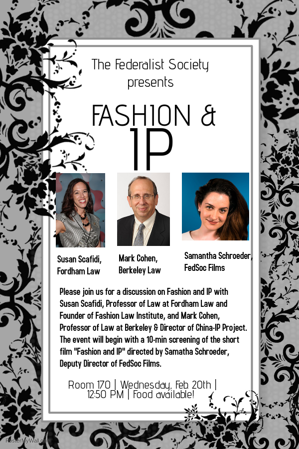 Fashion and IP Poster - Feb. 20th (1)